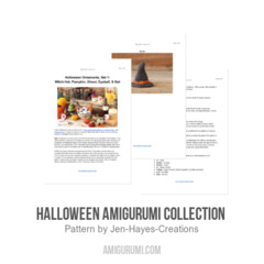 Halloween Amigurumi Collection  amigurumi pattern by Jen Hayes Creations