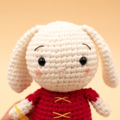 Prosperity Bunny amigurumi pattern by Octopus Crochet
