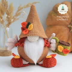 Autumn Morning gnome amigurumi pattern by PamPino Gnomes