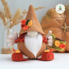 Autumn Morning gnome amigurumi by PamPino Gnomes