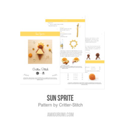 Sun Sprite amigurumi pattern by Critter Stitch