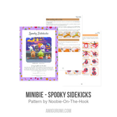 MiniBie - Spooky Sidekicks amigurumi pattern by Noobie On The Hook