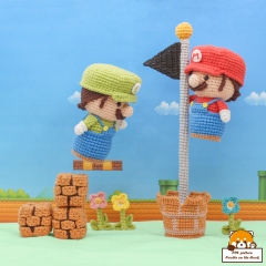 Super Mario Bros Characters amigurumi pattern by Noobie On The Hook