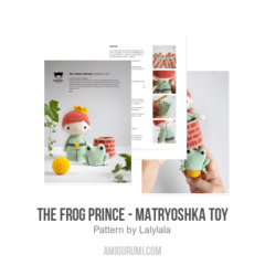The Frog Prince - Matryoshka Toy amigurumi pattern by Lalylala
