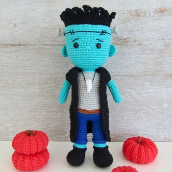 Frankie Jr. amigurumi pattern by Tejidos con alma