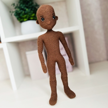 Boy doll amigurumi pattern by Fluffy Tummy