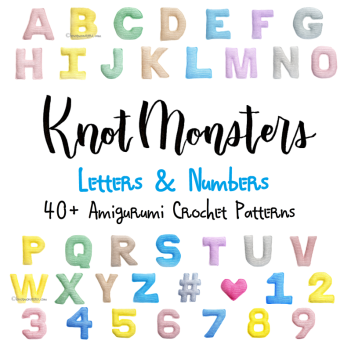 Letters & Numbers Bundle amigurumi pattern by Knotmonster