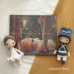 Agnes & Elliot, the Tin Soldier amigurumi by Amour Fou