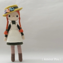 Anne of Green Gables amigurumi pattern by Amour Fou