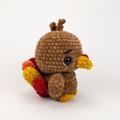 Tucker the Plush Turkey amigurumi pattern by Theresas Crochet Shop