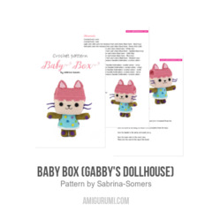 Baby Box (Gabby's Dollhouse) amigurumi pattern by Sabrina Somers