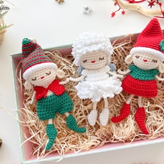 Christmas Ornaments (mini toys) amigurumi pattern by RNata