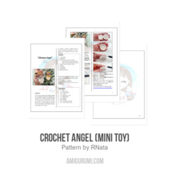 Crochet Angel (mini toy) amigurumi pattern by RNata