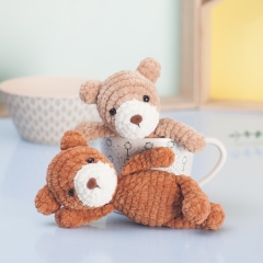 Cuddly teddy bear amigurumi pattern by Diminu