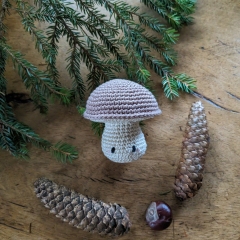 Cute mushrooms amigurumi pattern by 
