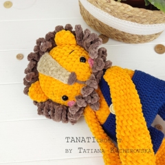 Lion crochet pattern/Plush lion amigurumi by TANATIcrochet