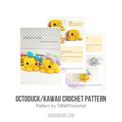 OctoDuck/kawaii crochet pattern amigurumi pattern by TANATIcrochet