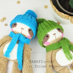 Sloth crochet pattern/Plush sloth amigurumi pattern by TANATIcrochet