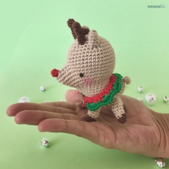 Rudolph amigurumi pattern by Nanani