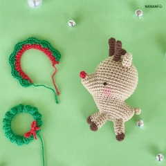 Rudolph amigurumi pattern by Nanani