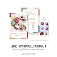 Christmas Baubles Volume 1 amigurumi pattern by Bluesparrow Handmade