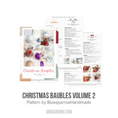 Christmas Baubles Volume 2 amigurumi pattern by Bluesparrow Handmade