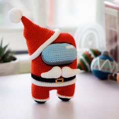 Among Us Christmas Special amigurumi pattern by Lennutas
