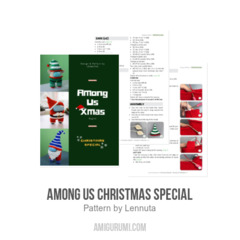 Among Us Christmas Special amigurumi pattern by Lennutas