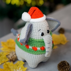 Chubby Critters Christmas amigurumi by Lennutas