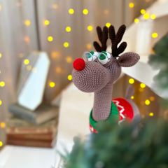 Reindeer Rudolph amigurumi pattern by Mommy Patterns