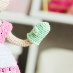 1950s outfit amigurumi pattern by Fluffy Tummy