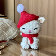 Christmas Kitty amigurumi by Chibiscraft