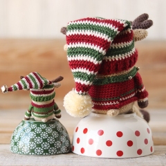 Reindeer Gnome amigurumi pattern by Jen Hayes Creations