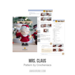 Mrs. Claus amigurumi pattern by Crocheniacs