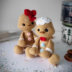 Crunch the Gingerbread Man amigurumi pattern by LittleEllies_Handmade