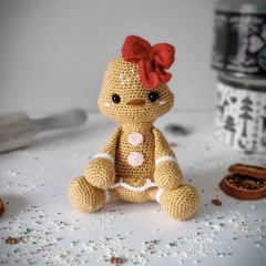 Crunch the Gingerbread Man amigurumi by LittleEllies_Handmade