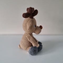 Mocha the Reindeer amigurumi pattern by LittleEllies_Handmade