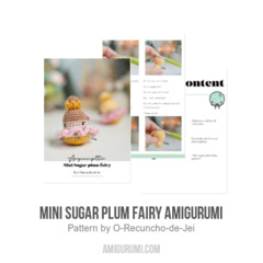Mini sugar plum fairy amigurumi amigurumi pattern by O Recuncho de Jei
