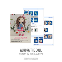 Aurora the Doll amigurumi pattern by Iryna Zubova