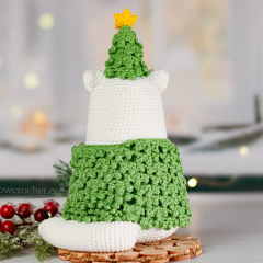 Christmas tree top  amigurumi by Mariia Zhyrakova