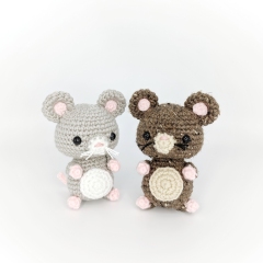 Mini Mouse or Rat amigurumi pattern by AmiAmore