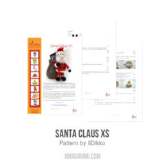 Santa Claus XS amigurumi pattern by IlDikko
