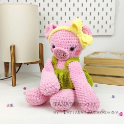 Pig crochet pattern/Plush pig