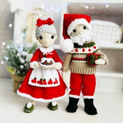 Santa Claus and Mrs. Claus