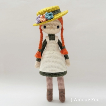 Anne of Green Gables amigurumi pattern by Amour Fou