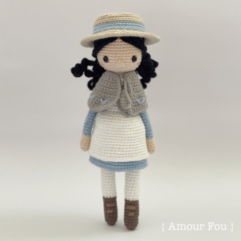 Diana Barry (Anne of Green Gables) amigurumi pattern by Amour Fou