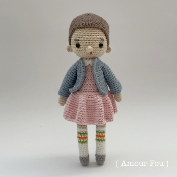 Eleven - Stranger Things amigurumi pattern by Amour Fou