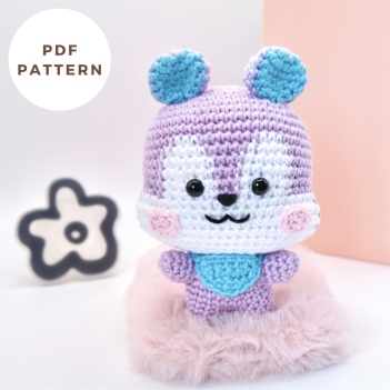 Baby MANG Without Mask BT21 amigurumi pattern by Hello Amijo