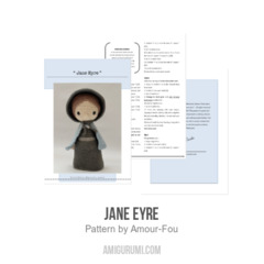 Jane Eyre amigurumi pattern by Amour Fou