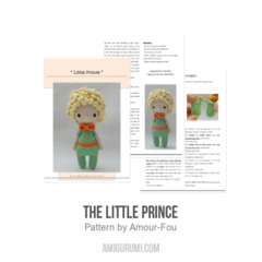 The Little Prince amigurumi pattern by Amour Fou